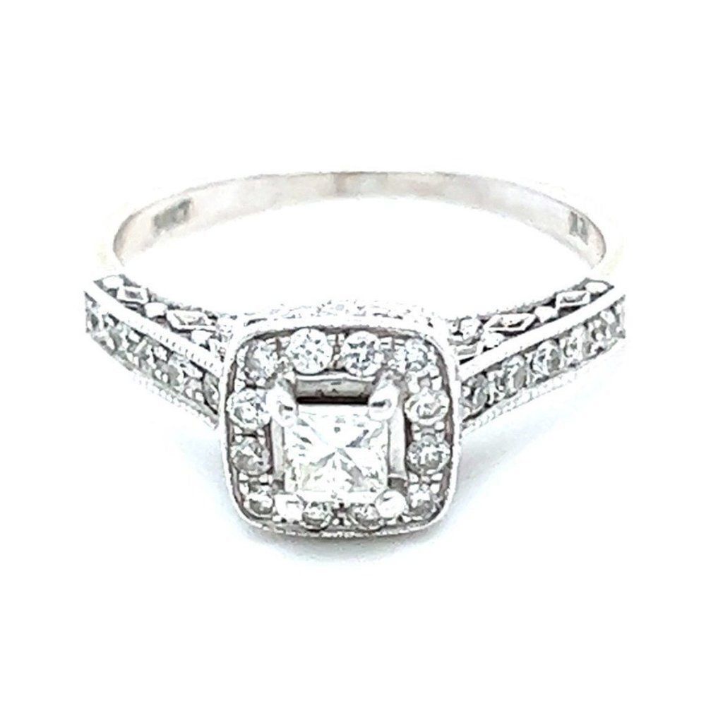 ‎Woman’s 14k WG Diamond Engagement Ring